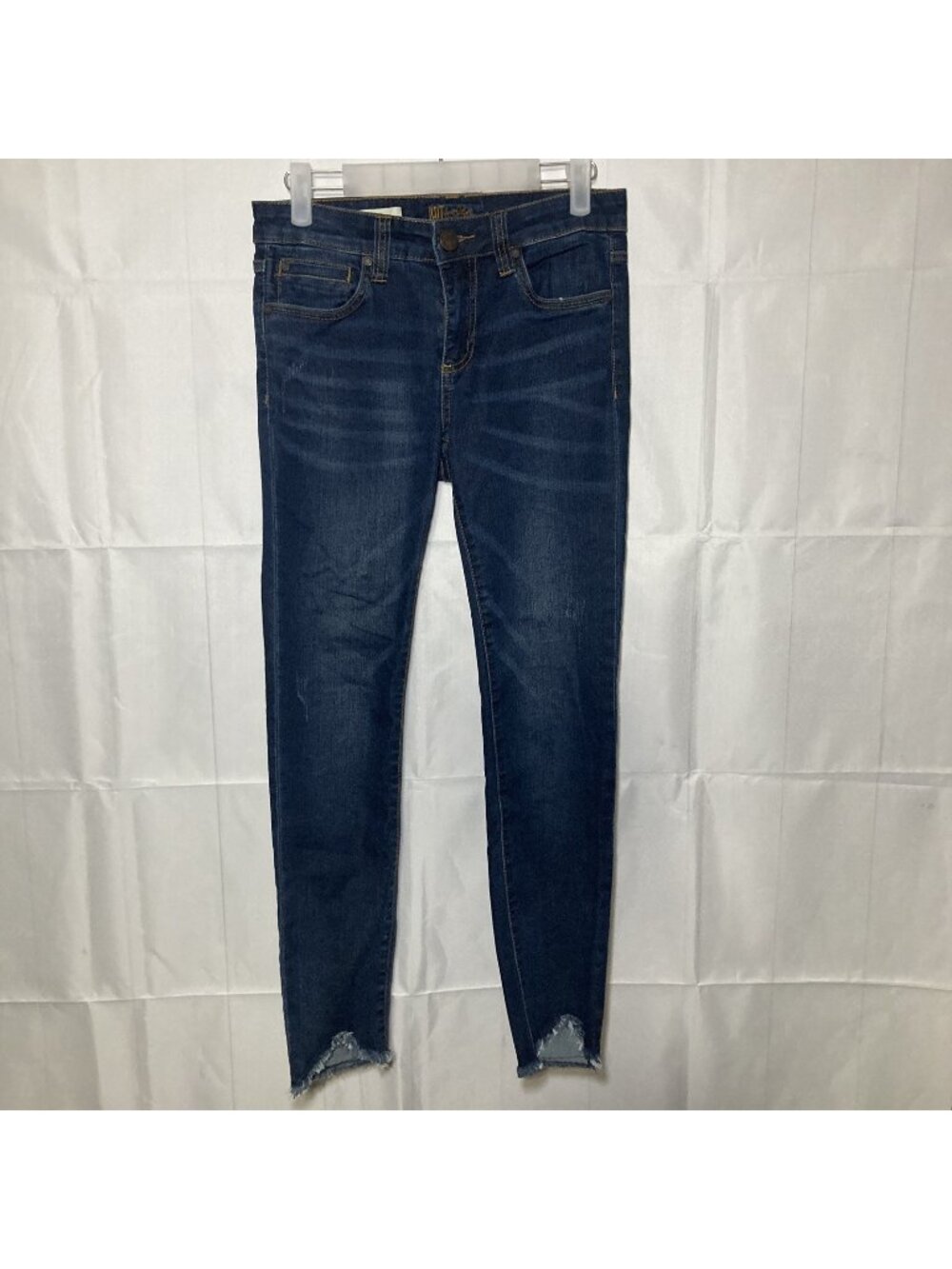 Kut From The Kloth Jeans Womens Size 0 Connie Ankle Skinny Raw Hem Distressed